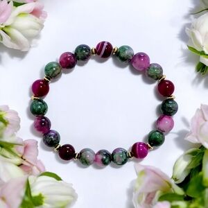 Jasper/Striped Agate Bracelet